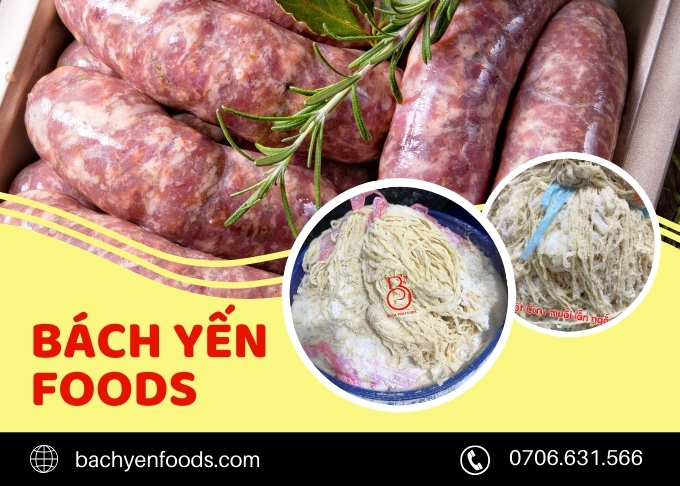 vỏ xúc xích, lạp xưởng, dồi sụn - HolaFoods