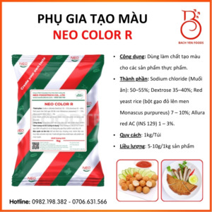 phụ gia tạo màu neo color r