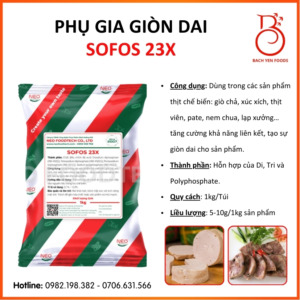 Phụ gia giòn dai - Sofos23